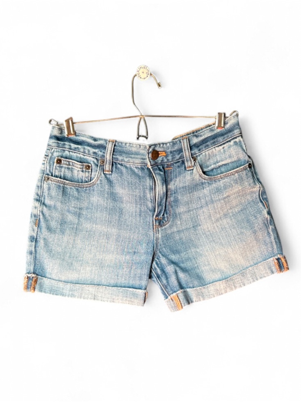 J.Crew Women’s Light Blue Denim Jean Shorts with Rolled Hem